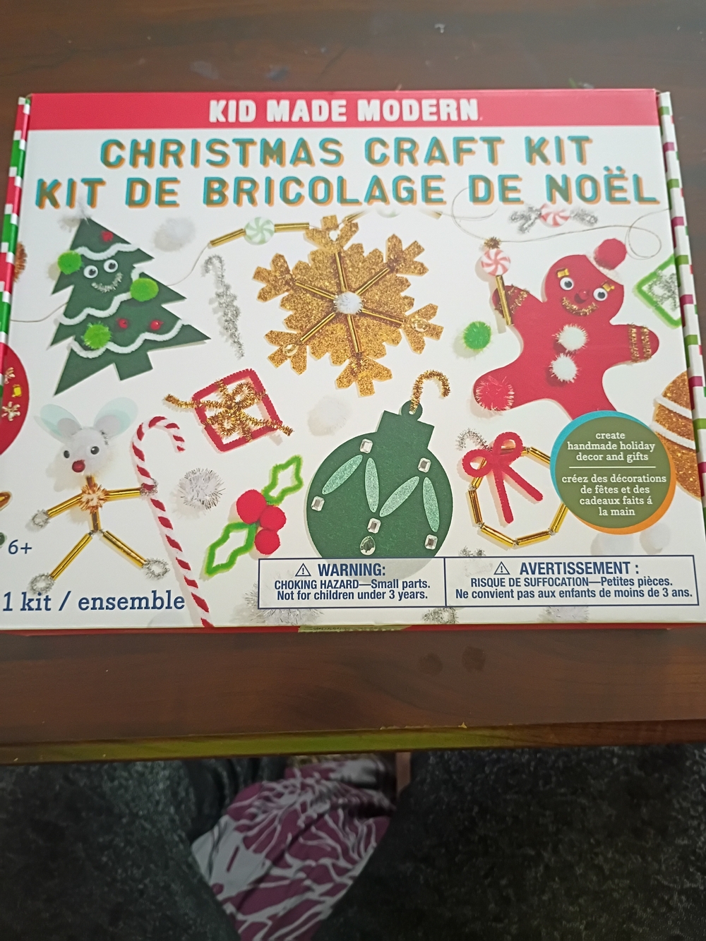 Christmas Craft Kit - Red & Green Holiday Decorations